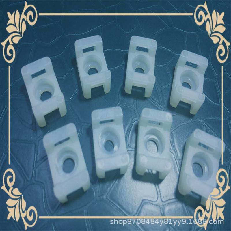 厂家供应电缆固定线夹螺丝束线座固线器塑料马鞍型扎带固定座