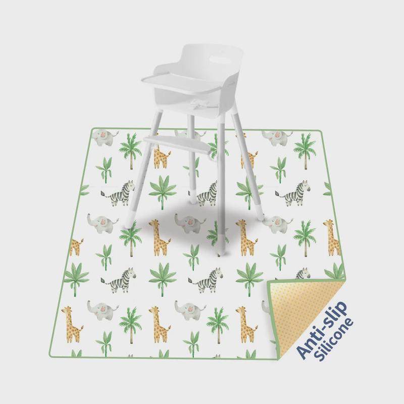 爆款儿童高脚餐椅垫防滑地垫防垫野餐垫游戏脏防水椅子地垫