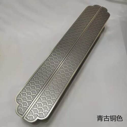 仿古中式祥云大门拉手古铜色酒店包房木门拉手黑色玻璃门拉手