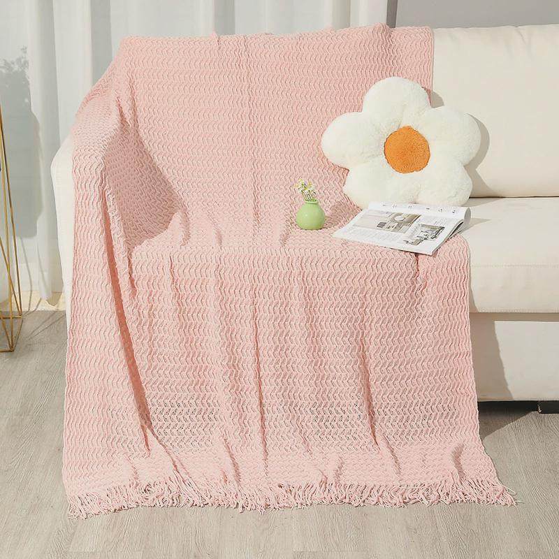 定制纯色沙发盖毯针织披肩加厚流苏小毯子空调秋冬午休毛绒毯定做,床上用品,休闲毯/毛毯/绒毯,淘宝优惠券,粉丝福利购,淘宝优惠卷