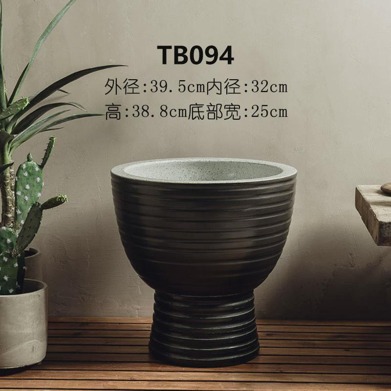 墩布池陶瓷户外水池拖把池拖布池阳台家用庭院卫生间地拖把盆室外