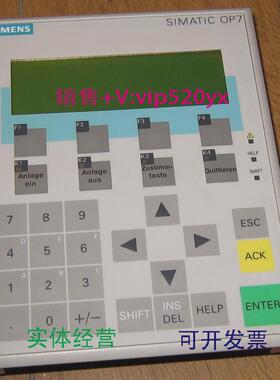 现货供应6AV3607-1JC20-0AX1SIMATIC6AV3607-1JC20-0AX1OP7操作屏