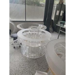 有机玻璃实验仪器圆管设备亚克力试验大型设备透明弯管仪器