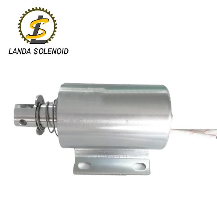 兰达tu4875t电磁铁圆管12v24v螺线管电磁铁机械设备推拉电磁铁