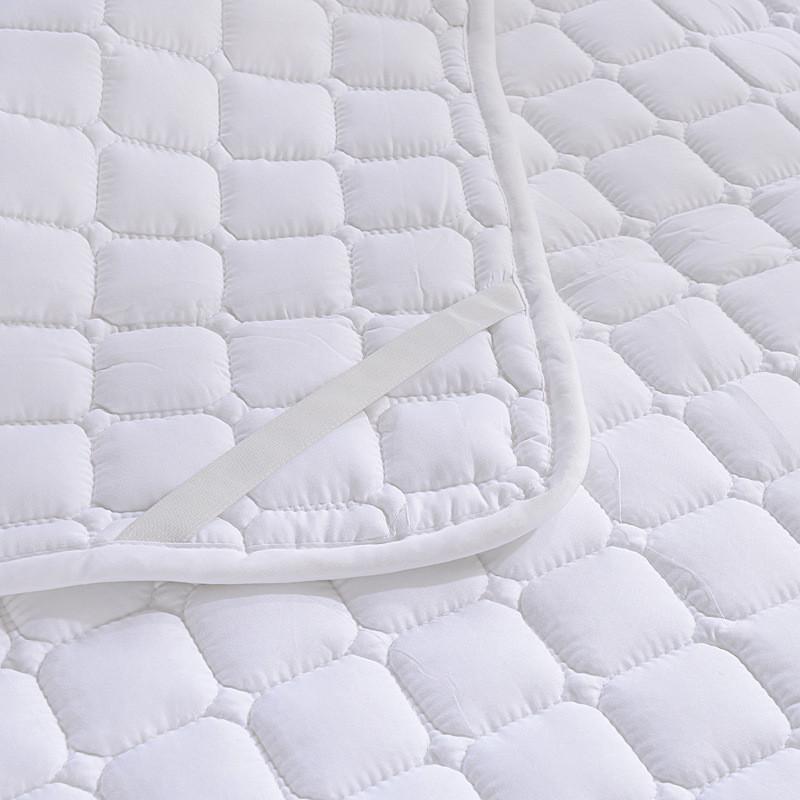 磨毛布草加厚酒店防滑床垫床上用品民宿宾馆化纤保护垫可定制