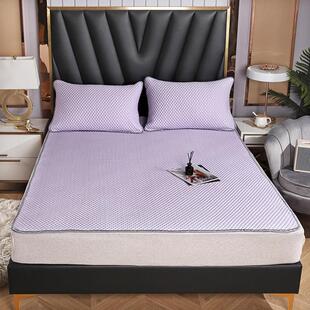 9wor凉豆豆凉席2023新款冰丝单人透气学生宿舍床笠三件套一米二软