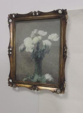 小众复古轻奢卧室玄关餐厅走廊墙面装饰美式组合挂画名宿屋壁画