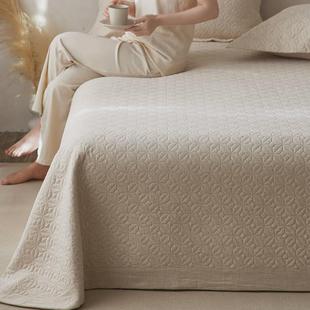 加大床品 通用日式 日织西川棉天丝棉床盖三件套夹 床单四件套四季