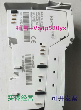 现货供应Rexroth力士乐模块型号:R911170752-101全新议价