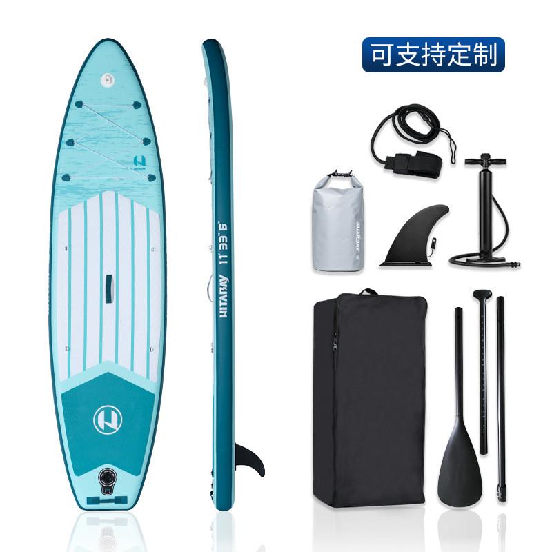 浆科sup充气桨板站立式漂流蓝板冲浪板划桨浮板船水上滑板划水板