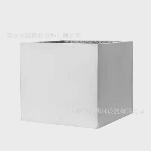 重庆正方形水泥花盆花箱简约户外园林阳台庭院花卉蔬菜种植箱花槽