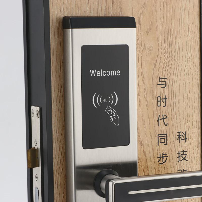 智能锁酒店宾馆刷卡锁智能锁民宿ic卡防盗锁通锁木门电子密码锁