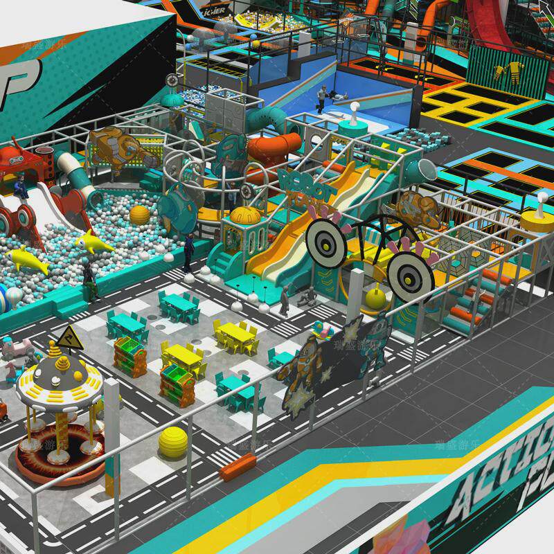 潮玩运动馆大型室内网红蹦床儿童小型蹦蹦床运动健身游乐设备厂家