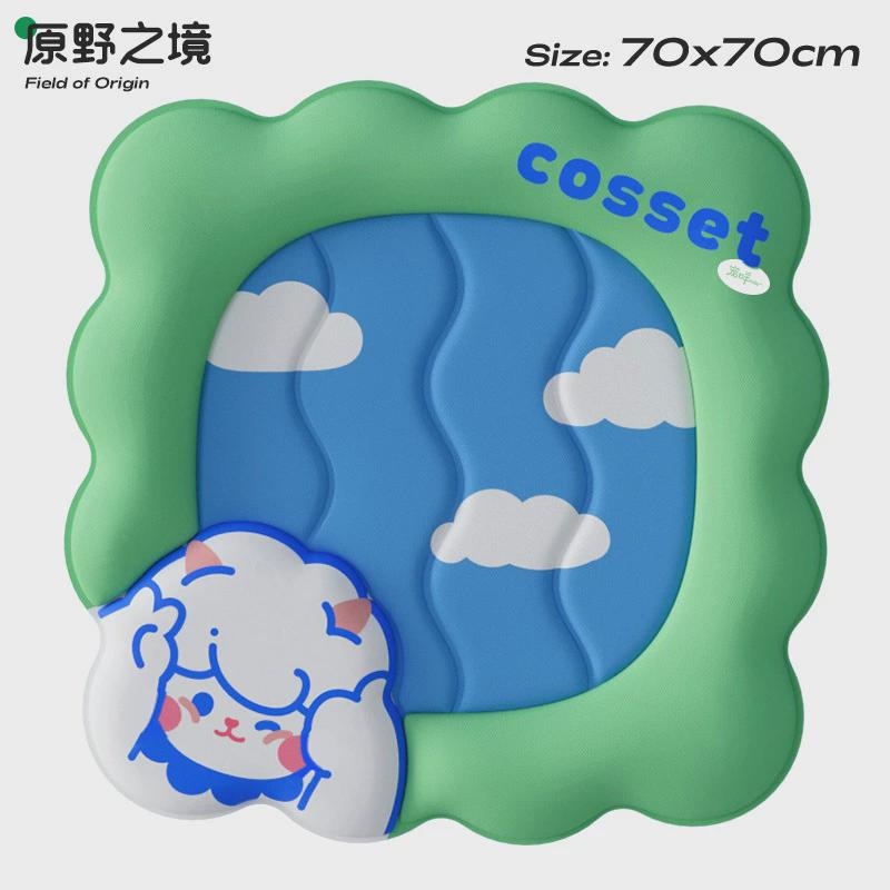 宠夏季宠物冰窝猫窝狗垫子睡觉用猫咪睡垫狗窝冰床夏天咩狗狗冰垫