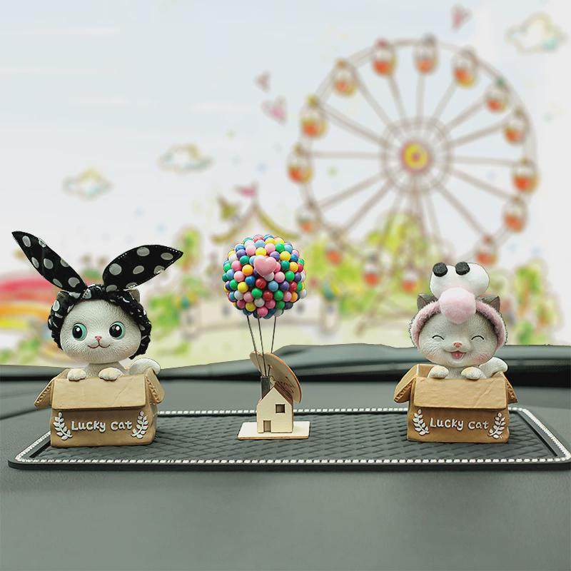 可爱摇头猫咪汽车摆件头饰猫弹簧盒子猫汽车仪表台摆件车内饰,汽车用品/电子/清洗/改装,摆件,淘宝优惠券,粉丝福利购,淘宝优惠卷