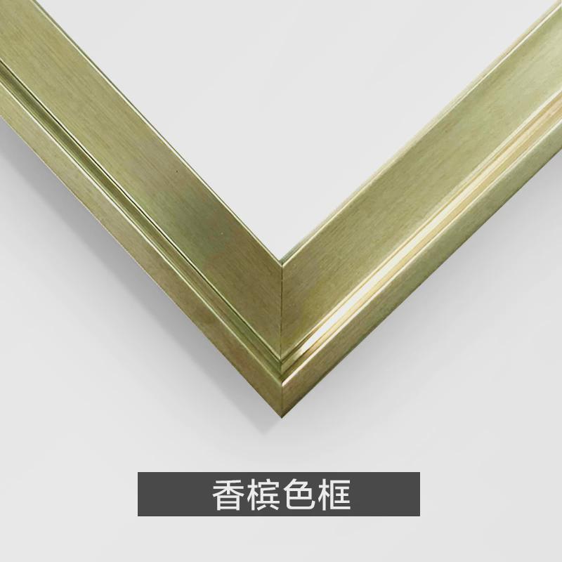 90N定制装饰画来图定做酒店工装餐厅定制挂画玄关大幅画婚纱照图片