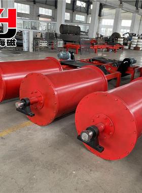 厂家rct系列强力永磁滚筒磁选机干式除铁器磁性滚筒选铁机