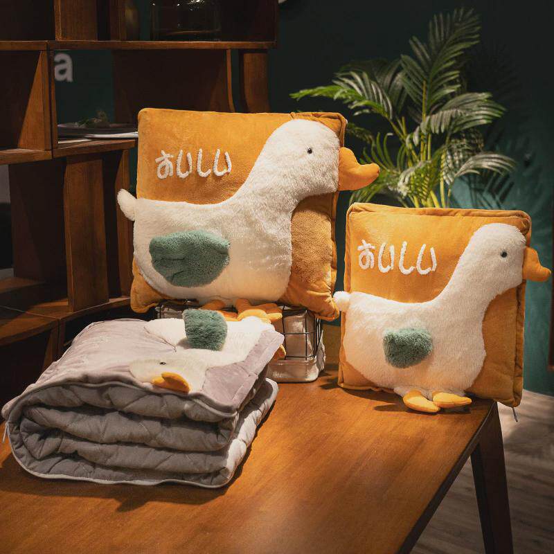 抱枕被子两用毯子靠枕女生睡觉二合一办公室沙发午睡神器枕头可爱