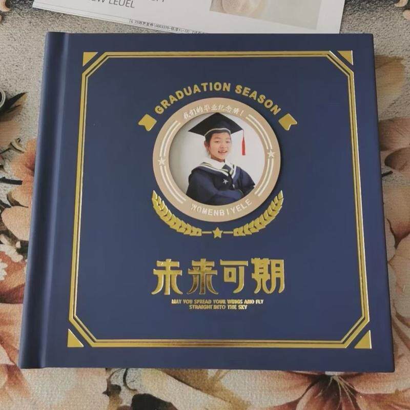 幼儿园成长照片书照片书影集儿童皮质亲子纪念毕业相册定制册制作