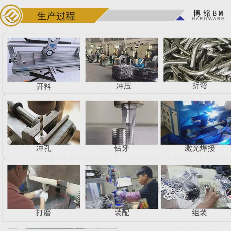 欧式热销款304不锈钢分体执手锁室内门酒店卫生间加厚方形门把手