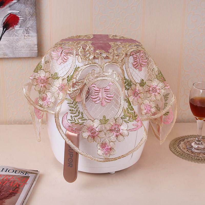 茶盘茶具蕾丝盖布多用盖巾空气炸锅防尘罩布艺厨师机刺绣电饭煲罩