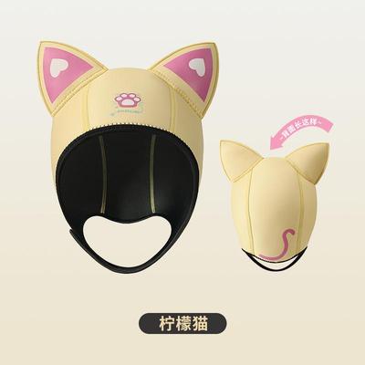 潜水可调节女款户外海边冲浪漂流防晒面罩遮阳弹力贴合头套游泳帽