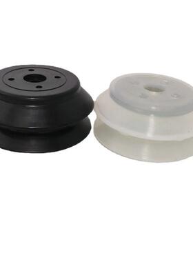 硅胶吸盘双城真空hb100气动双层风琴吸盘气动黑白配件厂家供货