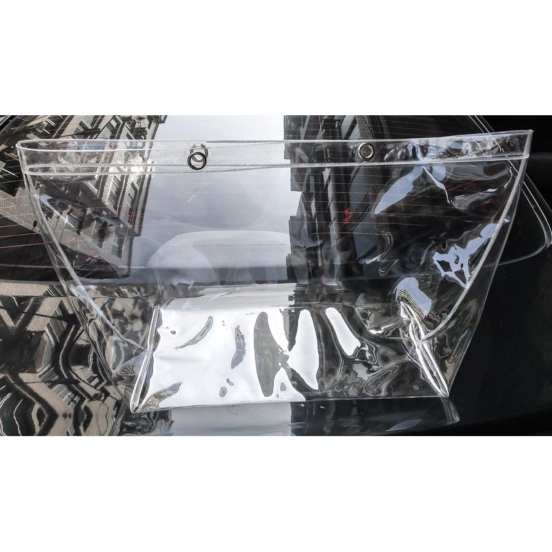 pvc透明包法gala保护套帆棉布托特包保护袋定制网红软胶无手带