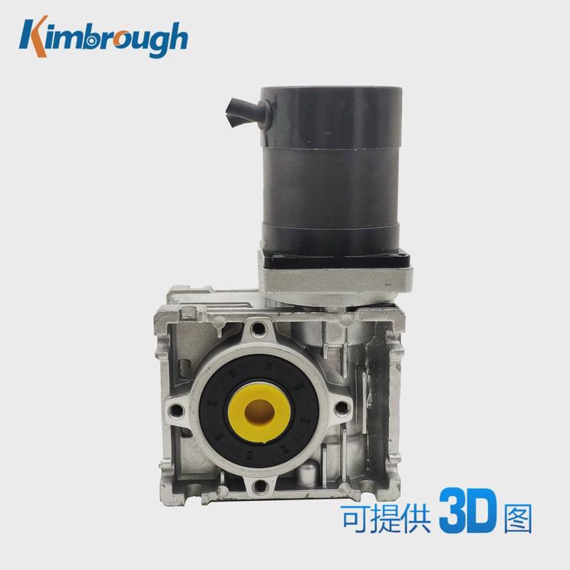 57减速蜗轮无刷电机24v69w3000rpm减速比5-80