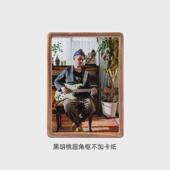 19ek圆角框制实木相框裱画框装 裱国画洗照片做成框定a4婚纱照a3