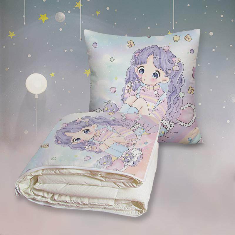 抱枕被子两用二一汽车用可爱卡通车载多功能靠枕头睡觉保暖冬天,居家布艺,抱枕被,淘宝优惠券,粉丝福利购,淘宝优惠卷