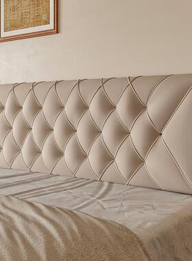 俞小白床头软包靠背垫2025新款高级感无床头靠垫榻榻米大靠枕定制