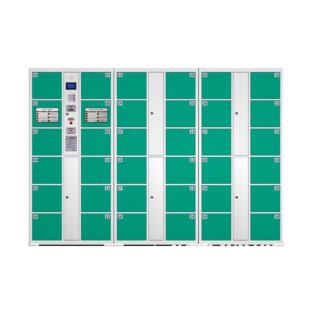 广州超市存包柜自助智能寄存柜商场储物柜条码刷卡密码手机存放柜