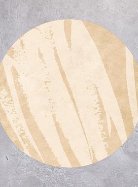 rkt4现代客厅卧室圆形地毯简约梳妆台茶几垫简约沙发试衣间