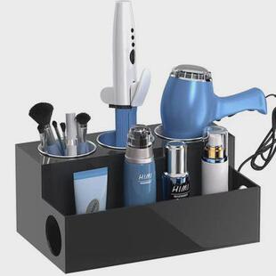 亚克力收纳盒洗漱用品吹风机家居护发工具化妆置物整理归类盒