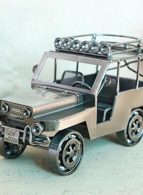 金属铁艺多款模型摆件手工厂家新款霸气电镀不生锈smt00129老爷车