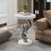 北欧风抽象艺术摆件轻奢电镀工艺品高级感客厅沙发边茶几家居饰品