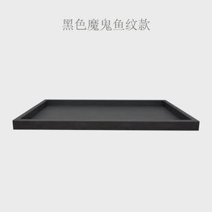 客厅装饰托盘桌面简约长方形新中式茶具配件花瓶底座茶几托盘摆件