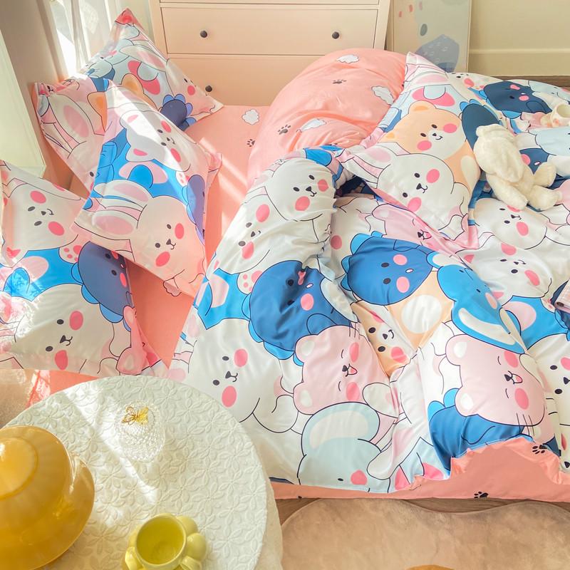 xei3秋冬两件套150x200x230床单双人1.8x2.0m宿舍2.2x2.4被套单件