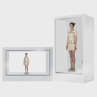 ai数字人3d全息透明展示柜展览问答一体机触问答交互展馆控一体机