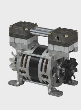 工厂定制100w空气压缩机220v机头无油真空泵头抽气静音小型空压机