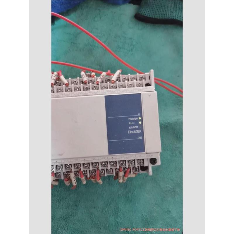 议价三菱PLC模块FX1N-60MR-001，成色如图，功能包好