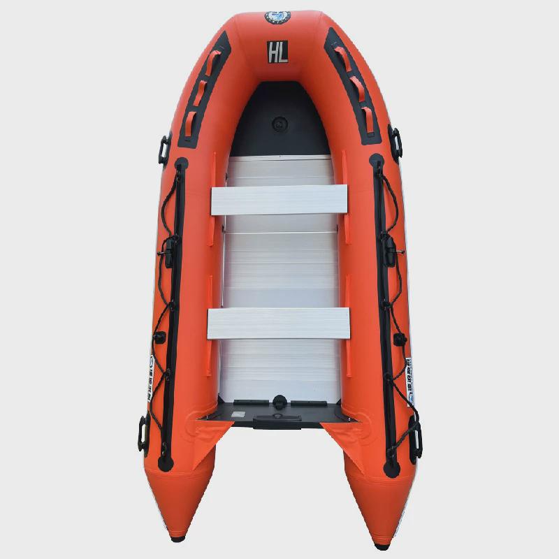 路亚艇铝合金底快艇防汛橡皮艇加厚硬底耐磨皮划艇充气船冲锋舟