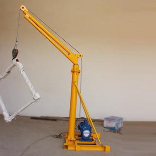 修机电动家用提升机220v建筑起重上料吊机家用吊机 室外运小型吊装