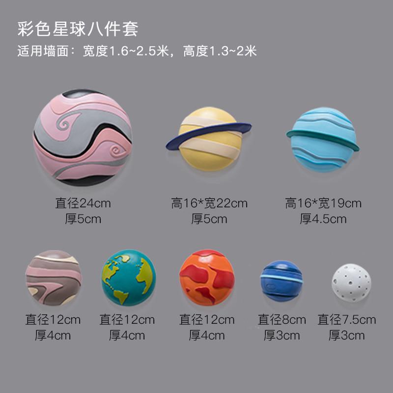 幼儿园儿童房墙面装饰房间布置墙上遮挡挂饰立体星球墙壁挂件墙饰