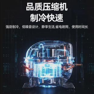 不锈钢双门 冰柜冷藏展示柜玻璃门展示柜冷藏冷冻柜点菜柜立式