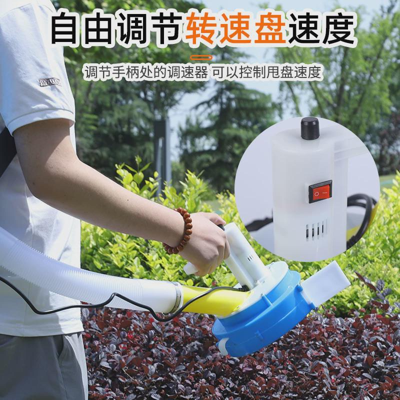 热销电动施肥器批发背负式农用撒肥机鱼塘投料机全自动播种撒肥机