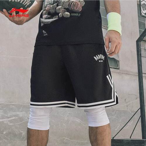 李宁男比赛裤短裤篮球