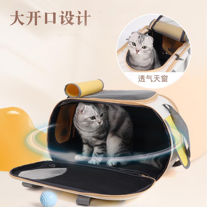宠物透气猫包可折叠可调节长度猫咪外出手提包单肩包宠物用品批发