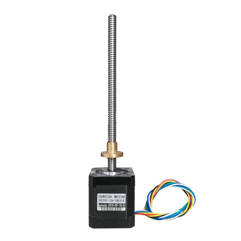 42丝杆电机6线导长2丝杆程15042bygh48丝杆电机nema17